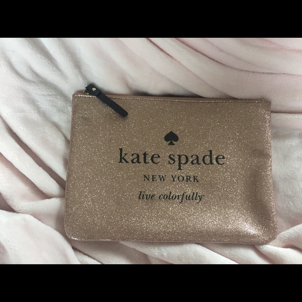 Kate Spade glitter bug gia clutch